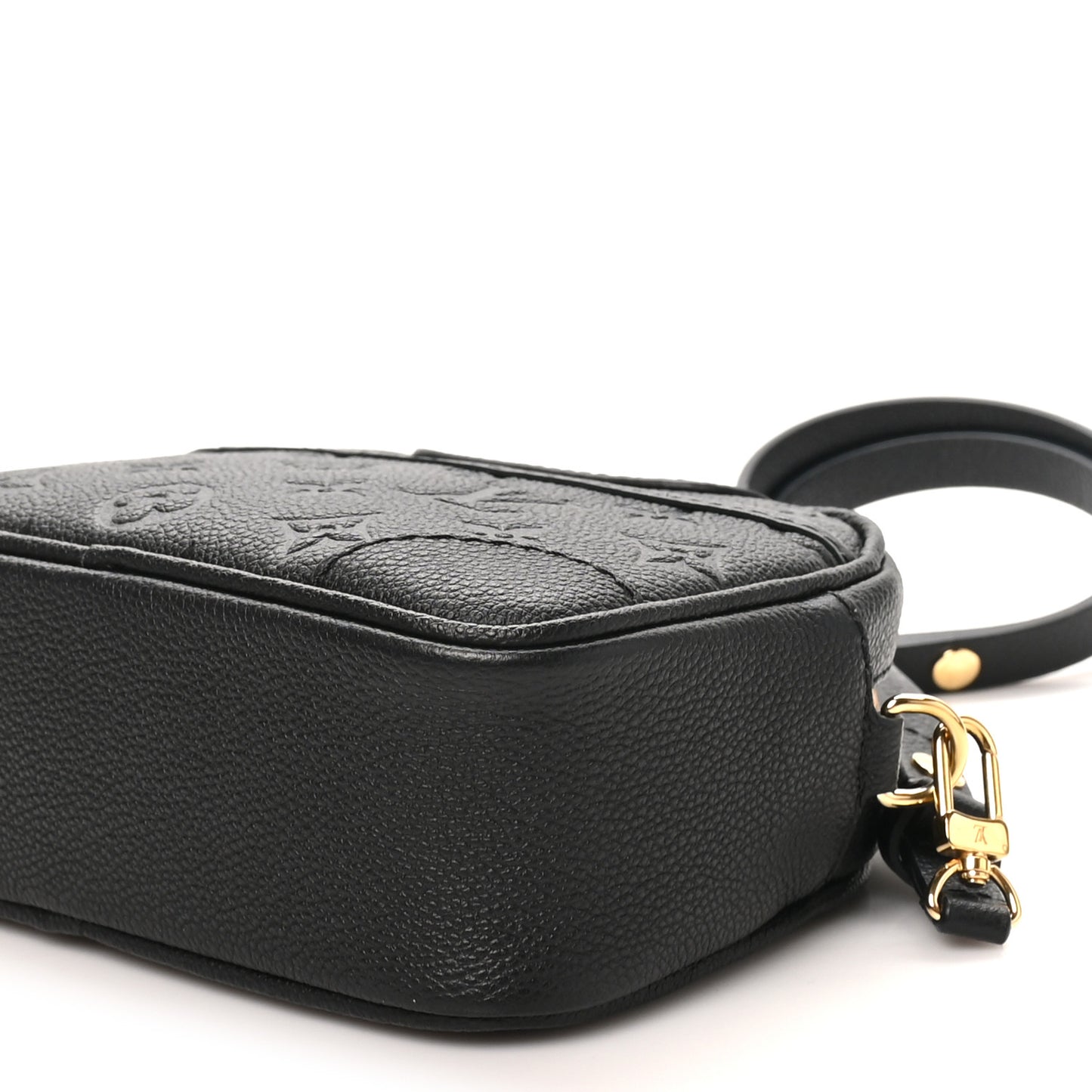 Empreinte Monogram Tiny Camera Bag Black