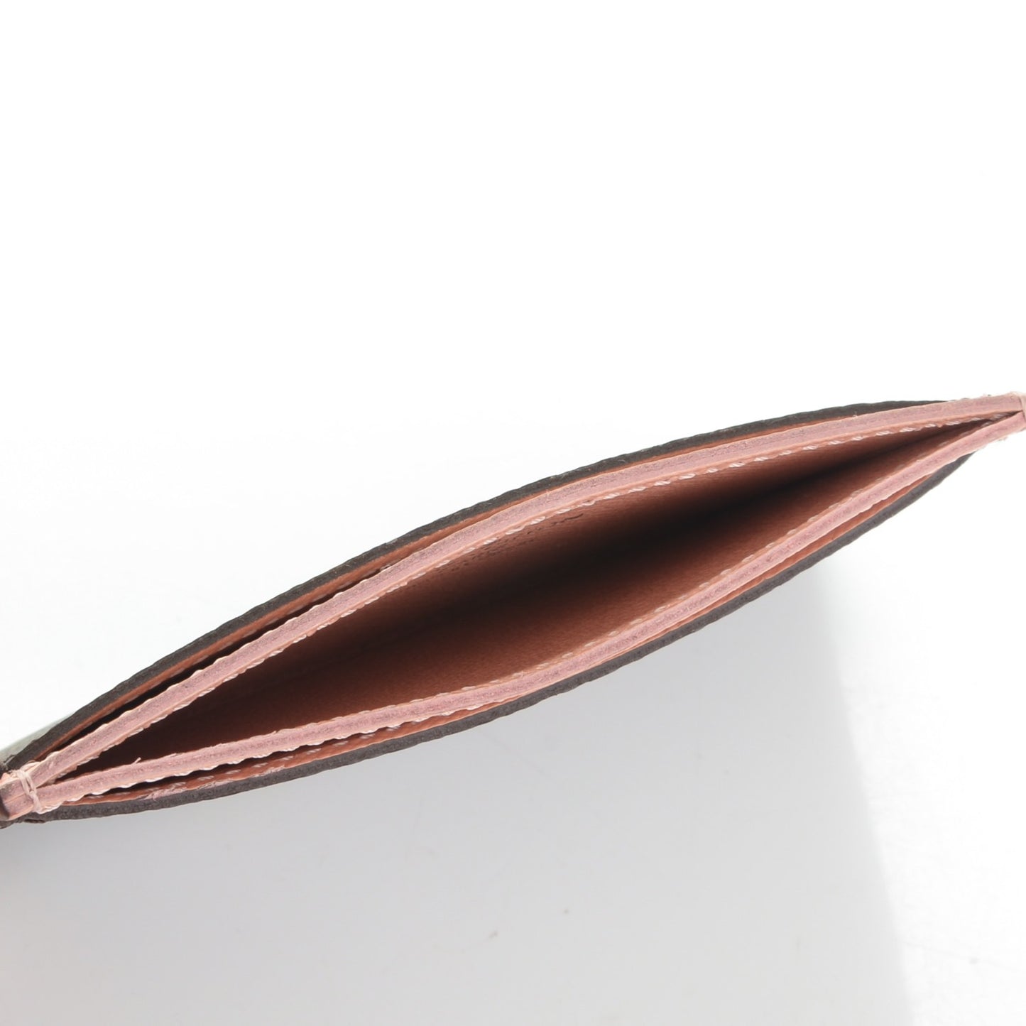 Monogram Card Holder Rose Nacre