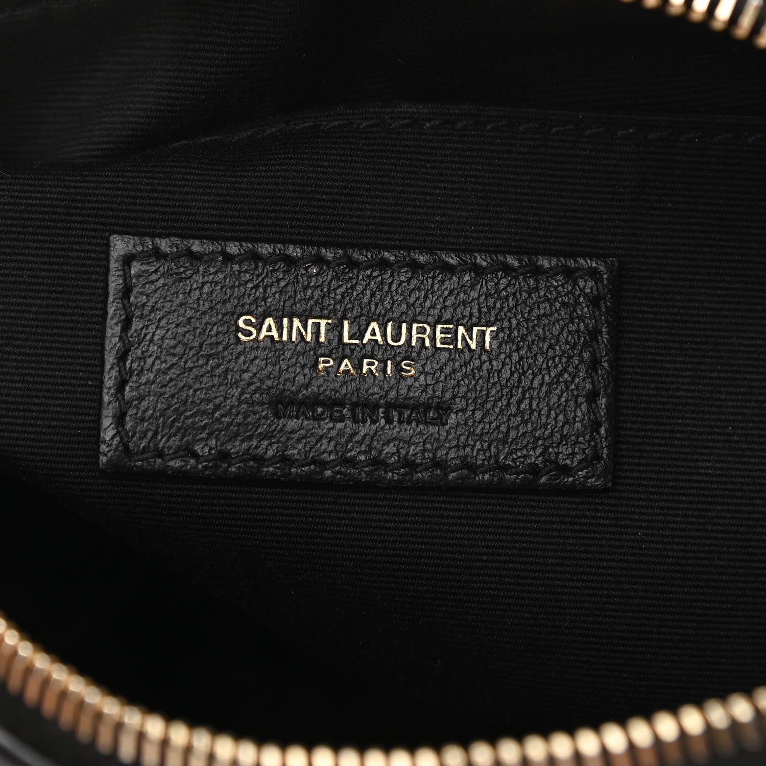 Saint Laurent Calfskin Matelasse Monogram Lou Camera Bag Black 8 of 10