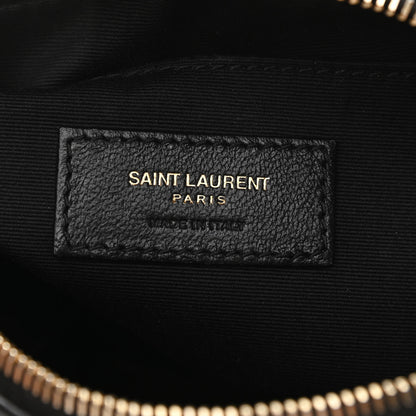 Saint Laurent Calfskin Matelasse Monogram Lou Camera Bag Black 8 of 10