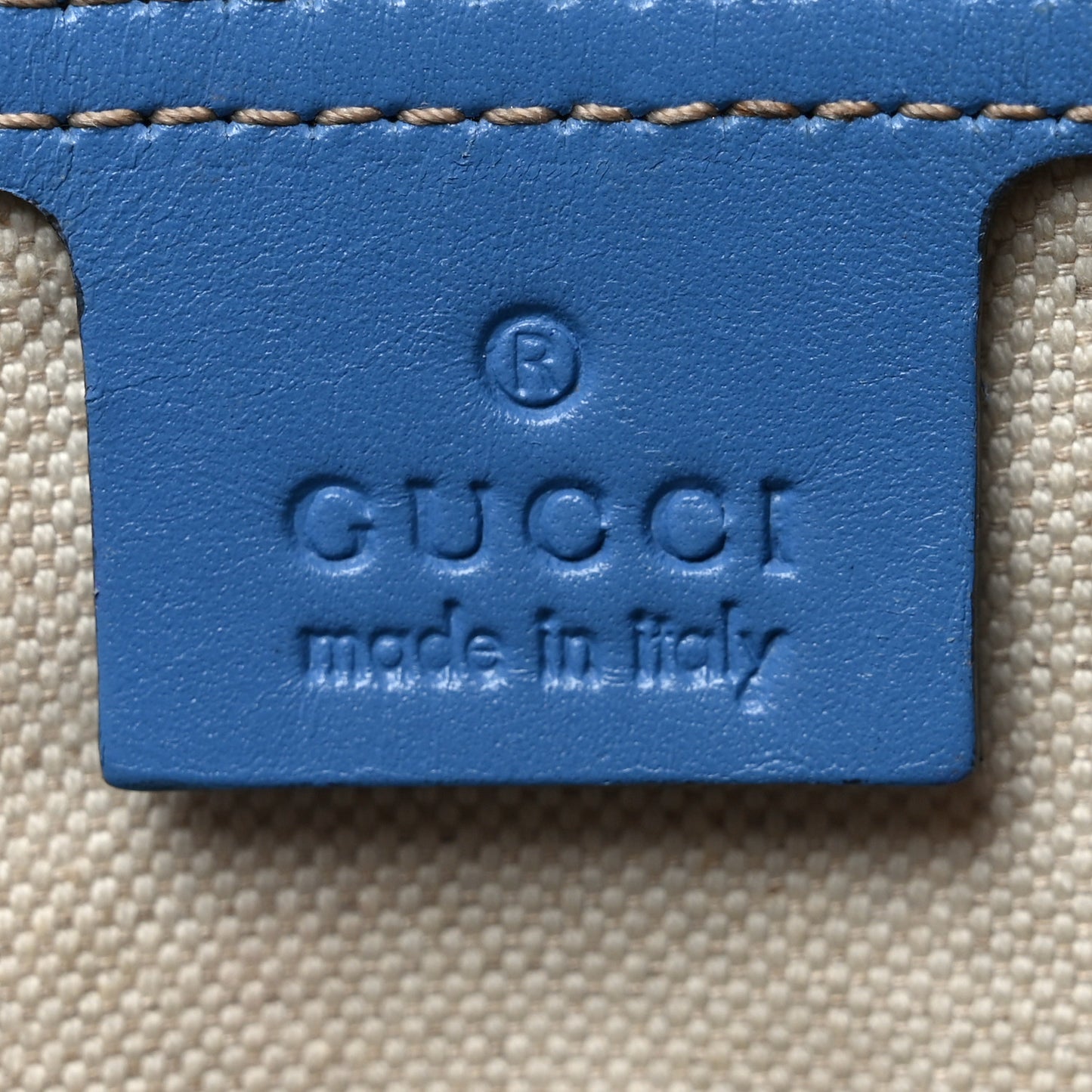 GG Plus Monogram Medium Joy Boston Blue