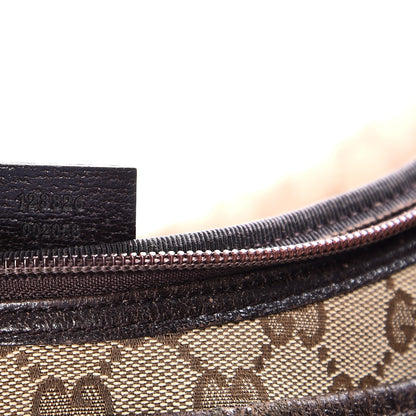 Gucci Monogram Natural Pigskin Large Diaper Bag Beige Ebony Cocoa Dark Chocolate 8 of 18