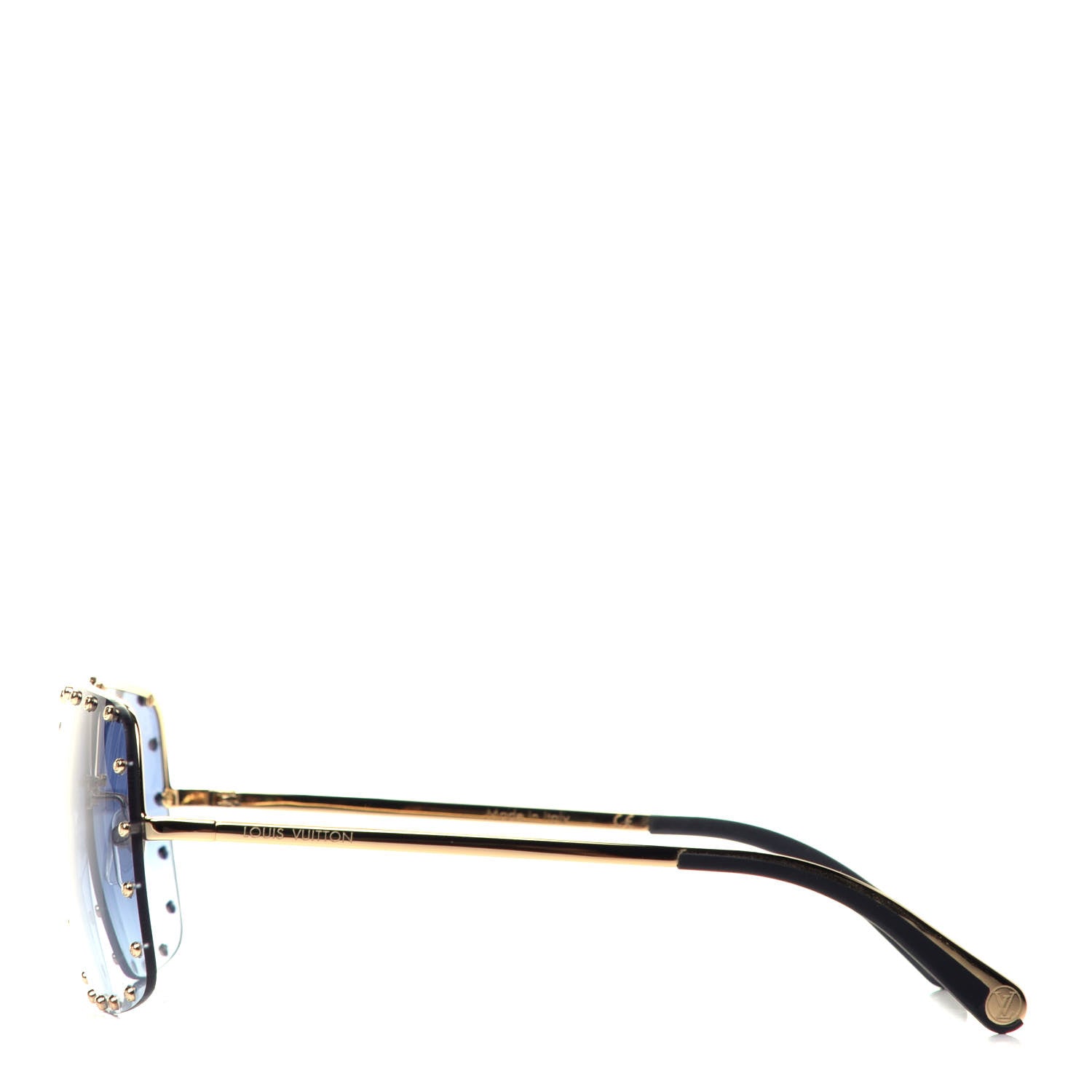 Louis Vuitton The Party Square Sunglasses Z2354W Blue 3 of 8