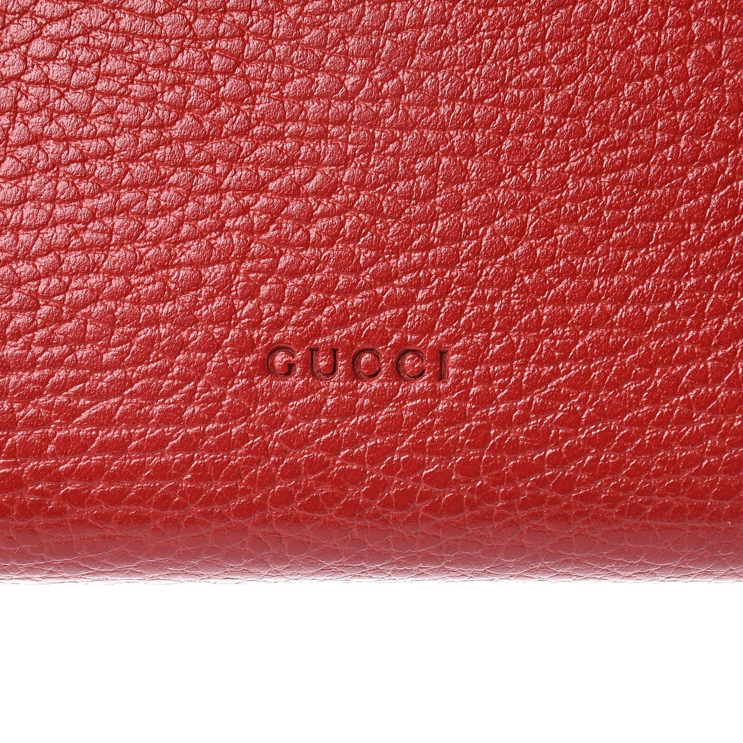 Calfskin Mini Dionysus Chain Wallet Hibiscus Red