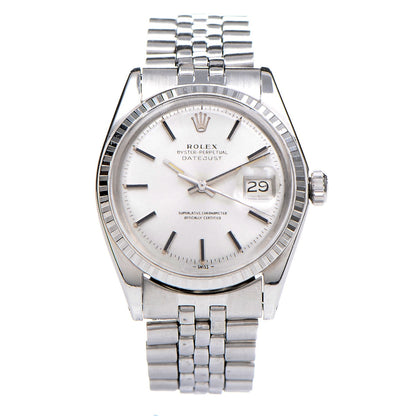 Rolex Stainless Steel 36mm Oyster Perpetual Datejust Watch Silver 16030 1 of 4