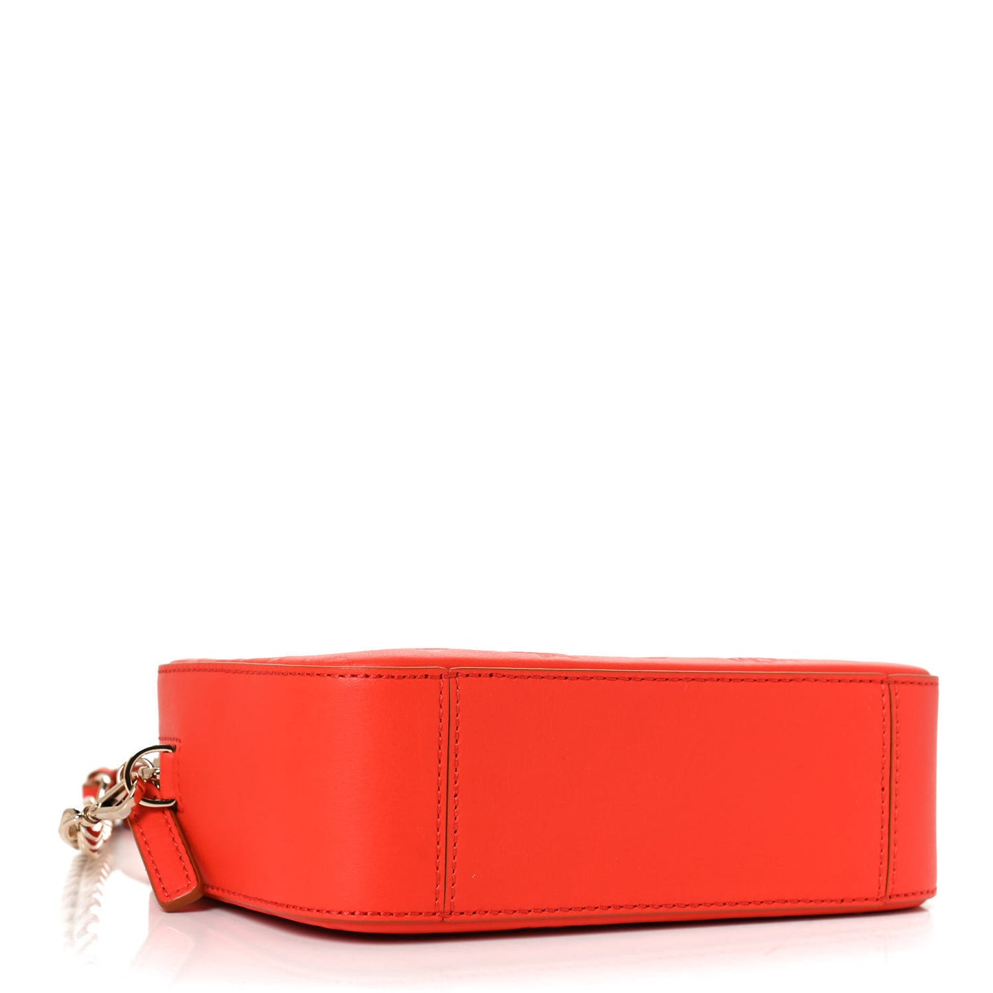 Calfskin Ottomar Monogram Klara Crossbody Bag Hot Coral