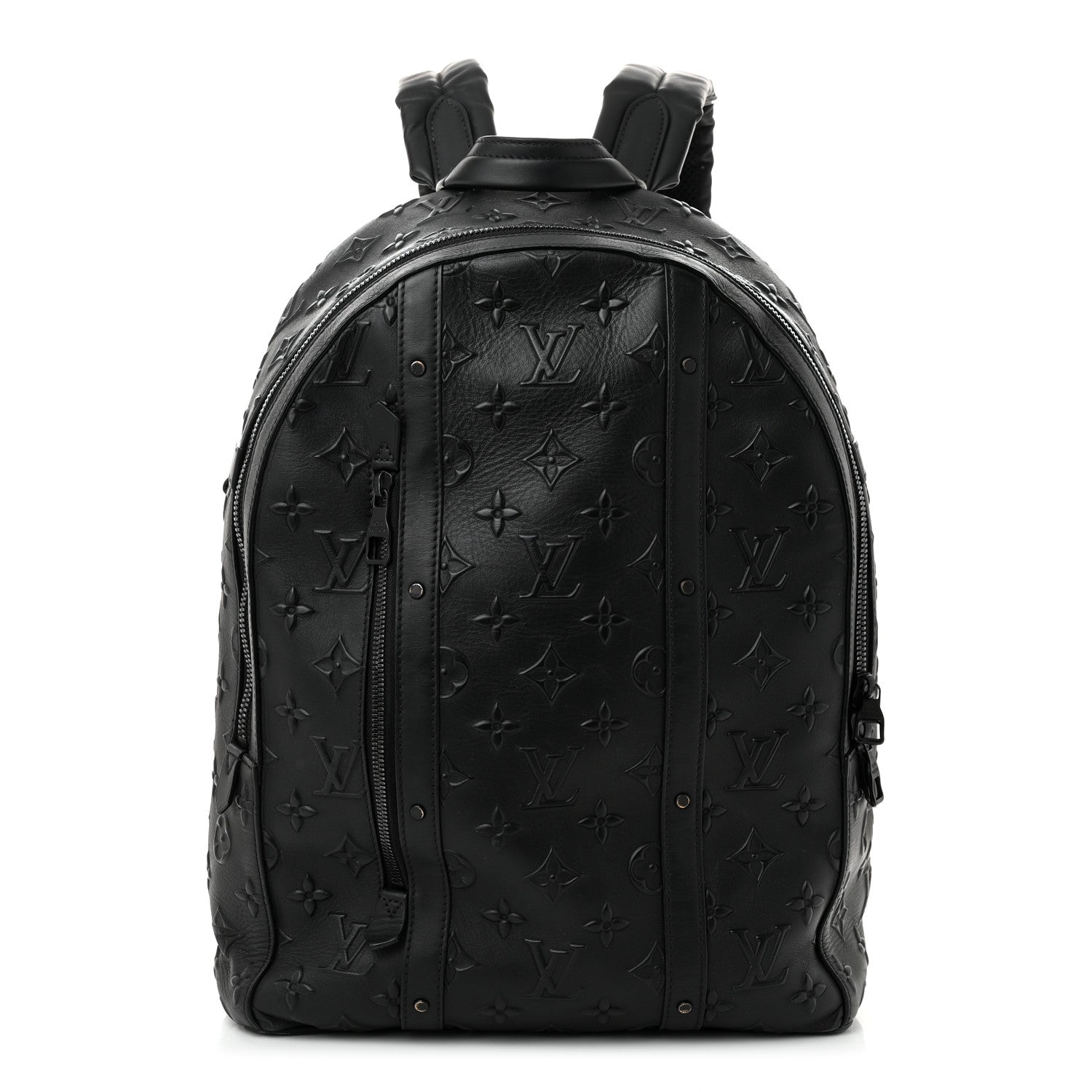 Louis Vuitton Monogram Seal Armand Backpack Black 1 of 9