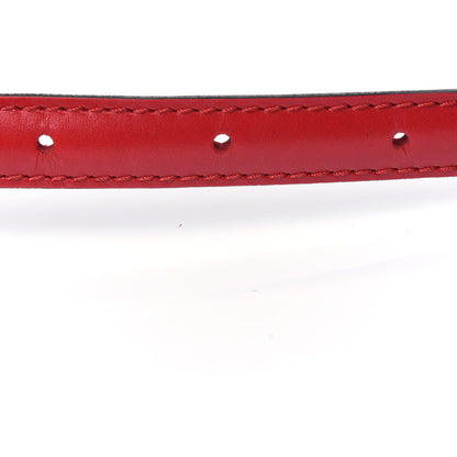 Louis Vuitton Calfskin 16mm Adjustable Shoulder Strap Red 8 of 9
