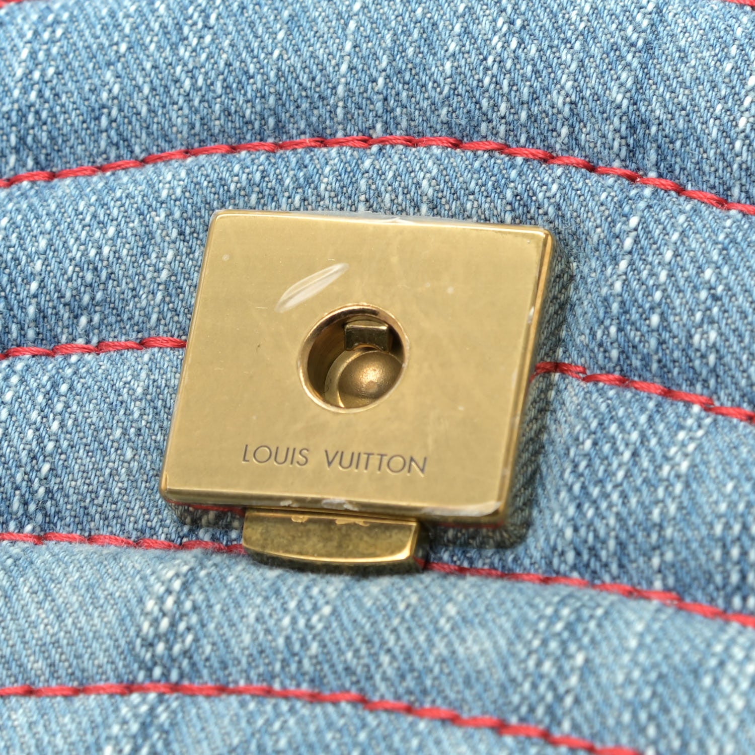 Louis Vuitton Denim New Wave Chain MM Blue 10 of 11