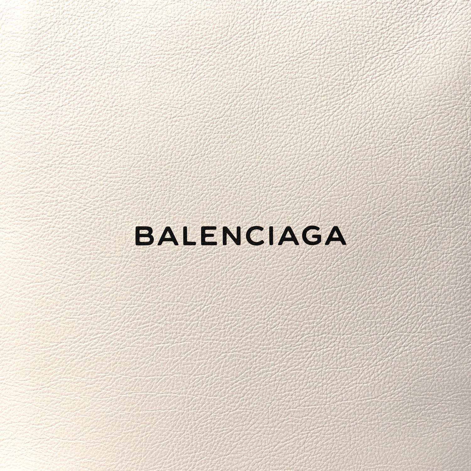 Balenciaga Calfskin Medium Logo North South Shopping Tote White 8 of 10