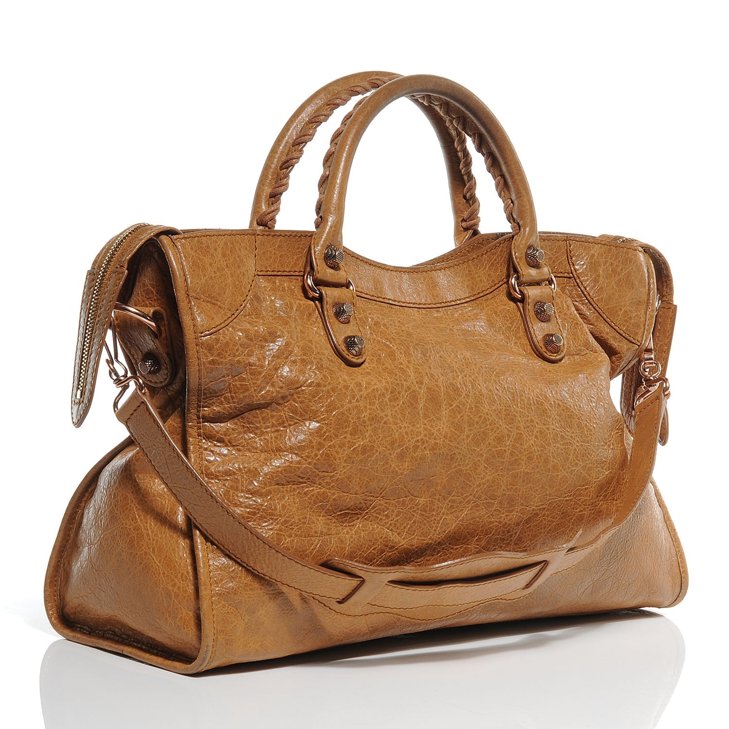 Balenciaga Agneau Giant 12 Rose Gold Hardware City Cumin 3 of 7