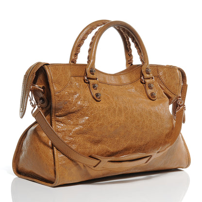 Balenciaga Agneau Giant 12 Rose Gold Hardware City Cumin 3 of 7