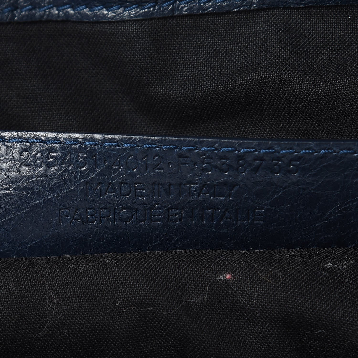 Balenciaga Agneau Giant 12 Silver Hardware Work Bleu Obscur 7 of 13