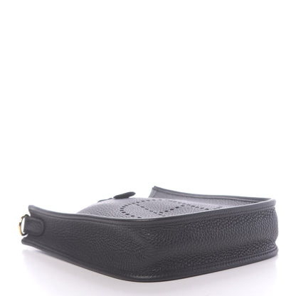 Hermes Taurillon Clemence Evelyne TPM Black 4 of 11