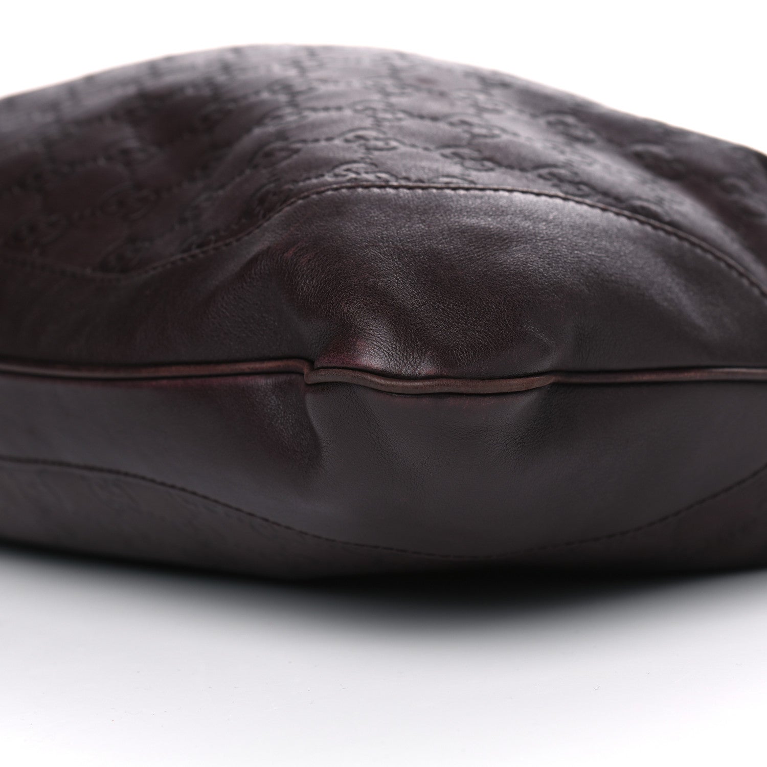 Gucci Guccissima Large Jackie O Bouvier Hobo Chocolate 7 of 7