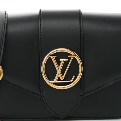 Louis Vuitton Smooth Calfskin LV Pont 9 Black 7 of 10