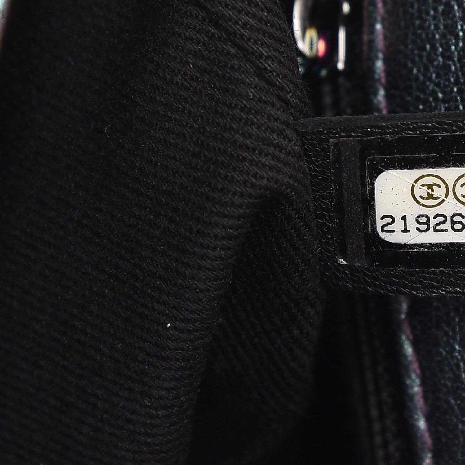 Chanel Iridescent Goatskin Quilted Small Double Carry Waist Chain Flap Purple 9 of 9