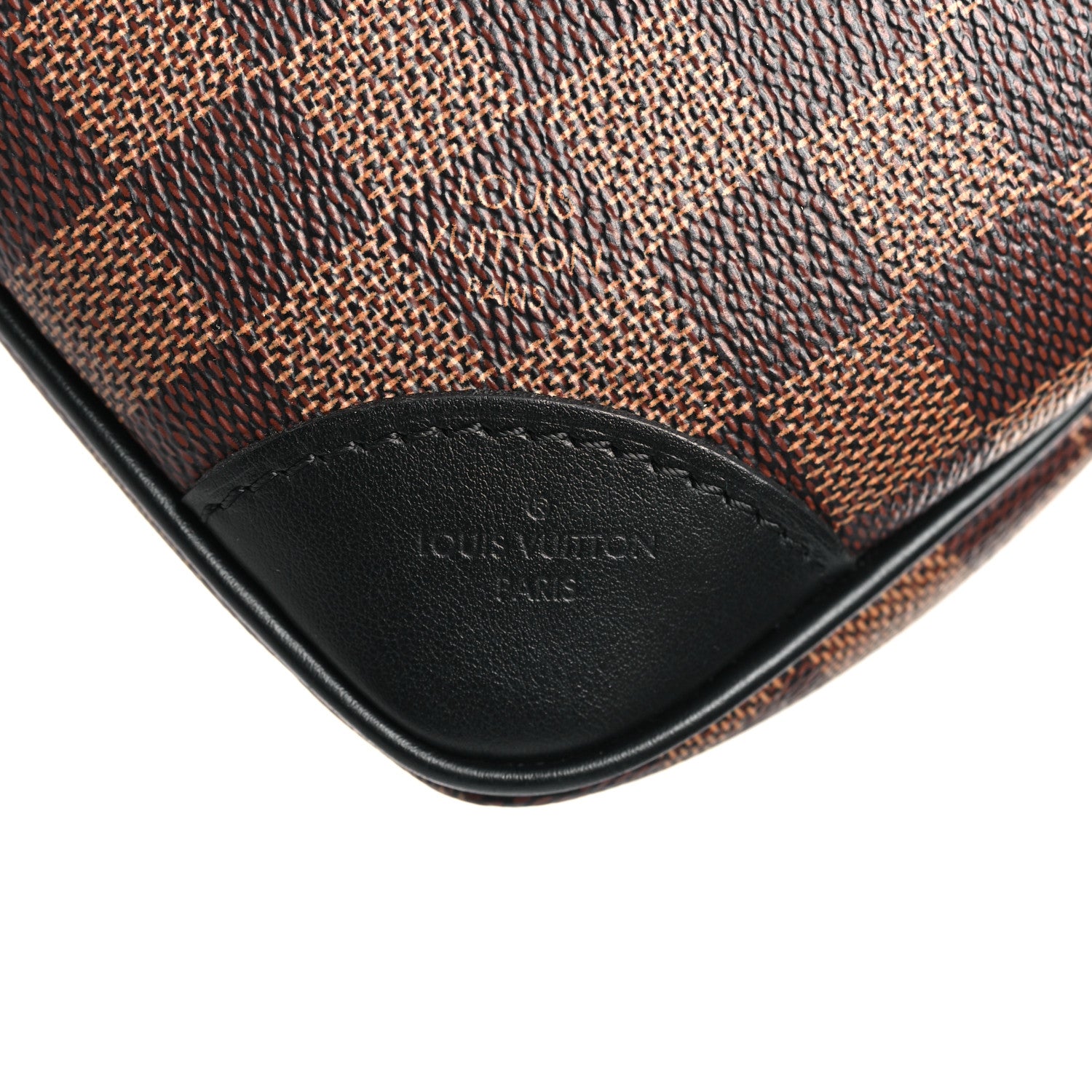 Louis Vuitton Damier Ebene Odeon PM Black 6 of 9