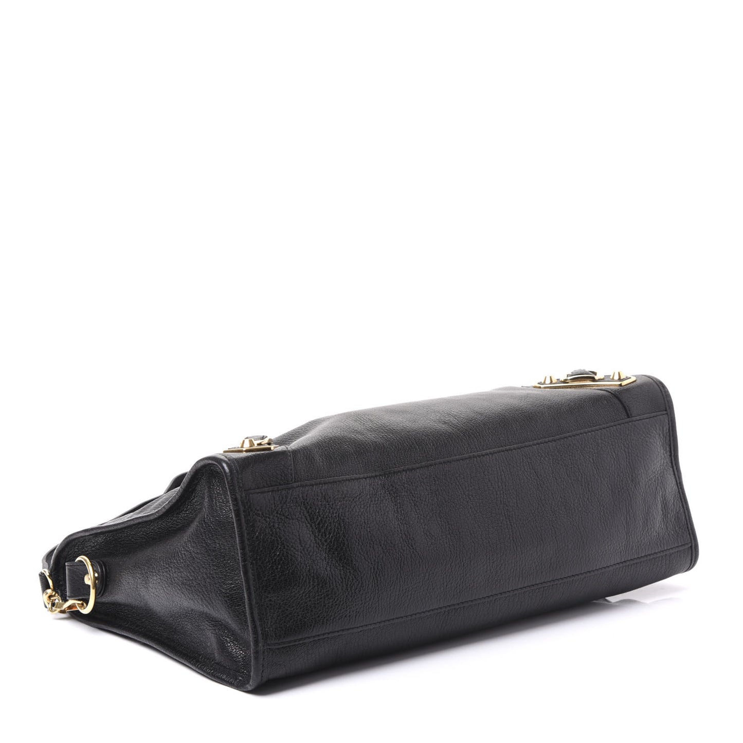Chevre Gold Metallic Edge Hardware City Black