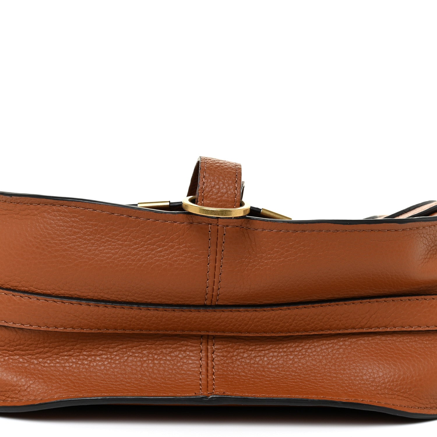 Chloe Calfskin Medium Marcie Round Crossbody Bag Tan 11 of 11
