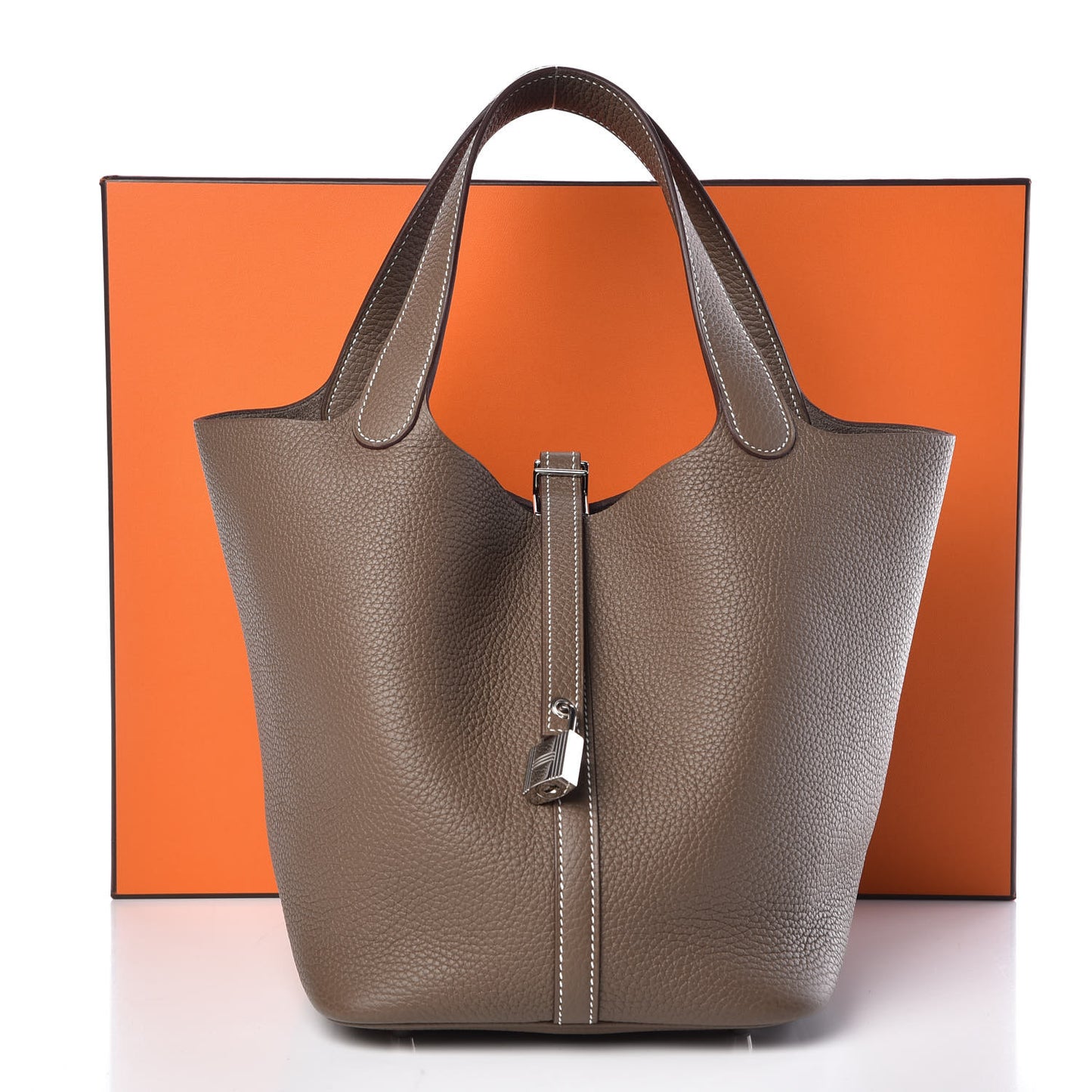 Taurillon Clemence Picotin Lock 22 MM Etoupe