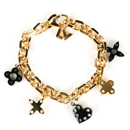 Louis Vuitton Hide and Seek Monogram Bracelet Gold 3 of 7