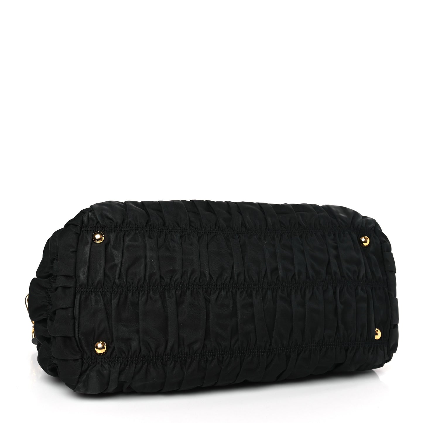 Tessuto Nylon Gaufre Tote Black