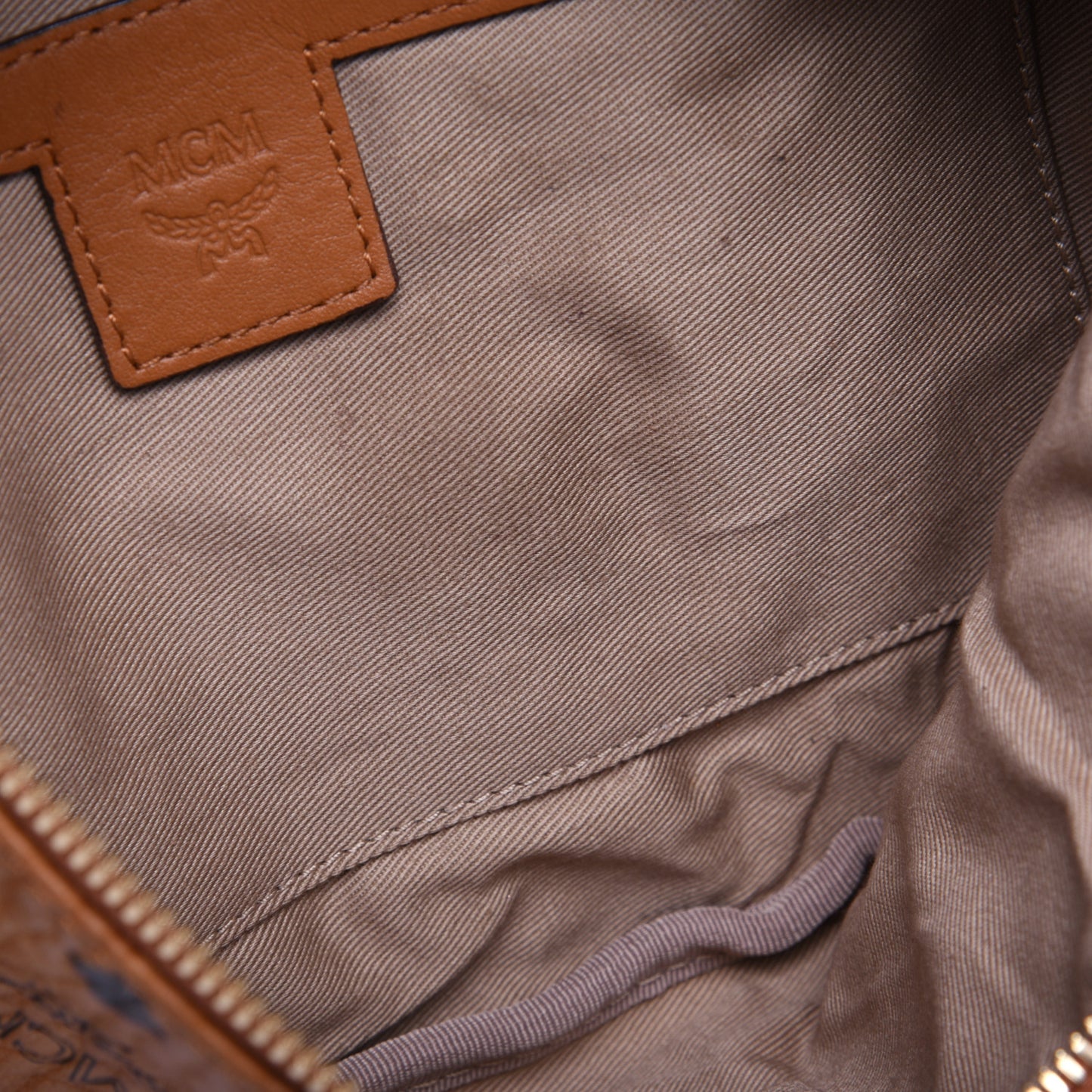 Visetos Small Fusten Belt Bag Cognac