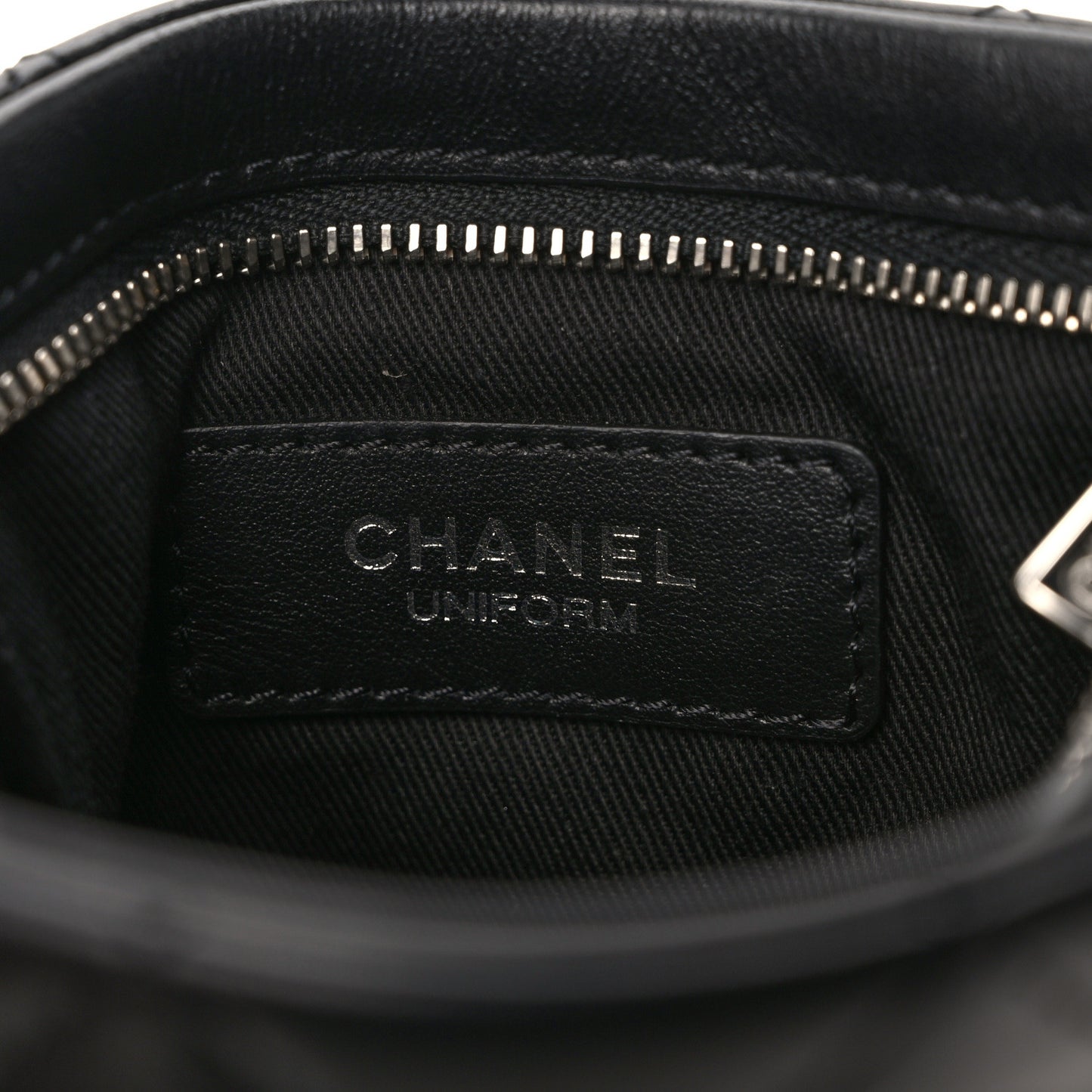 Lambskin Quilted Crossbody Bag Black