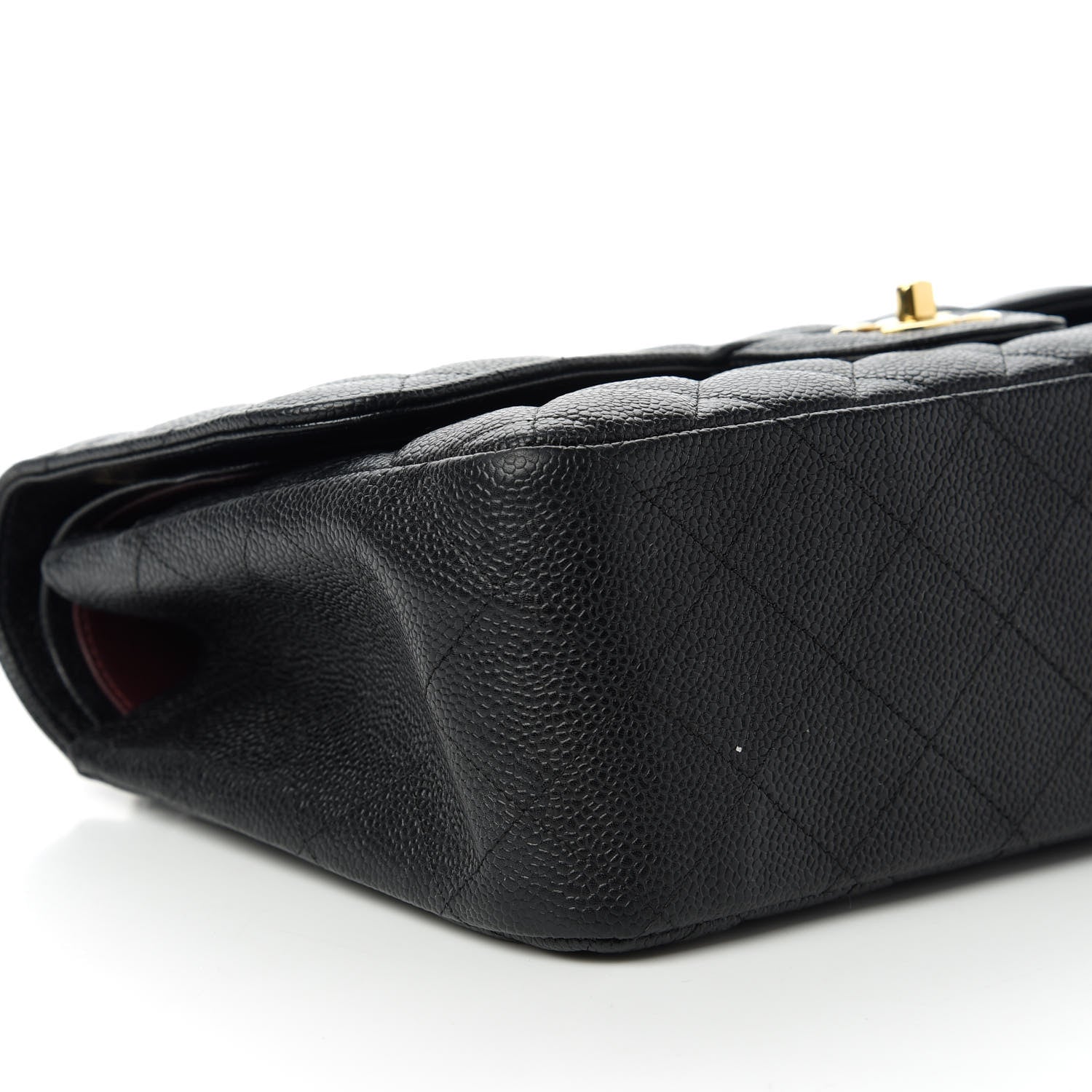 Chanel Caviar Quilted Jumbo Double Flap Black 7 of 12