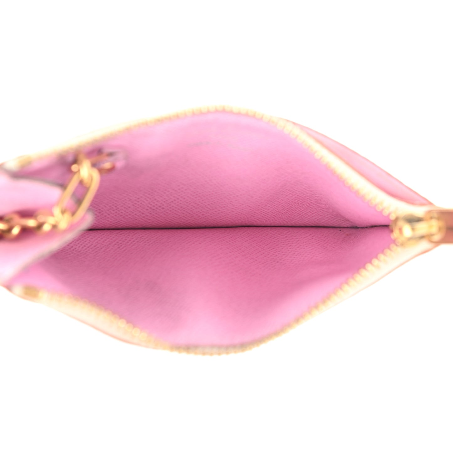 Monogram Multicolor Key Pouch White Litchi