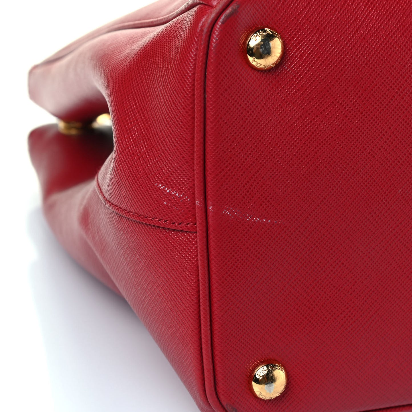 Saffiano Large Galleria Double Zip Tote Fuoco