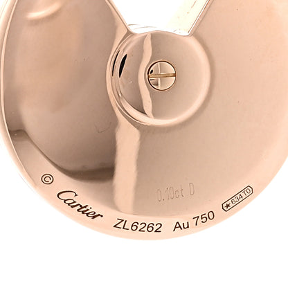 Cartier 18K Pink Gold Diamond Black Onyx SM Amulette de Cartier Pendant Necklace 4 of 5