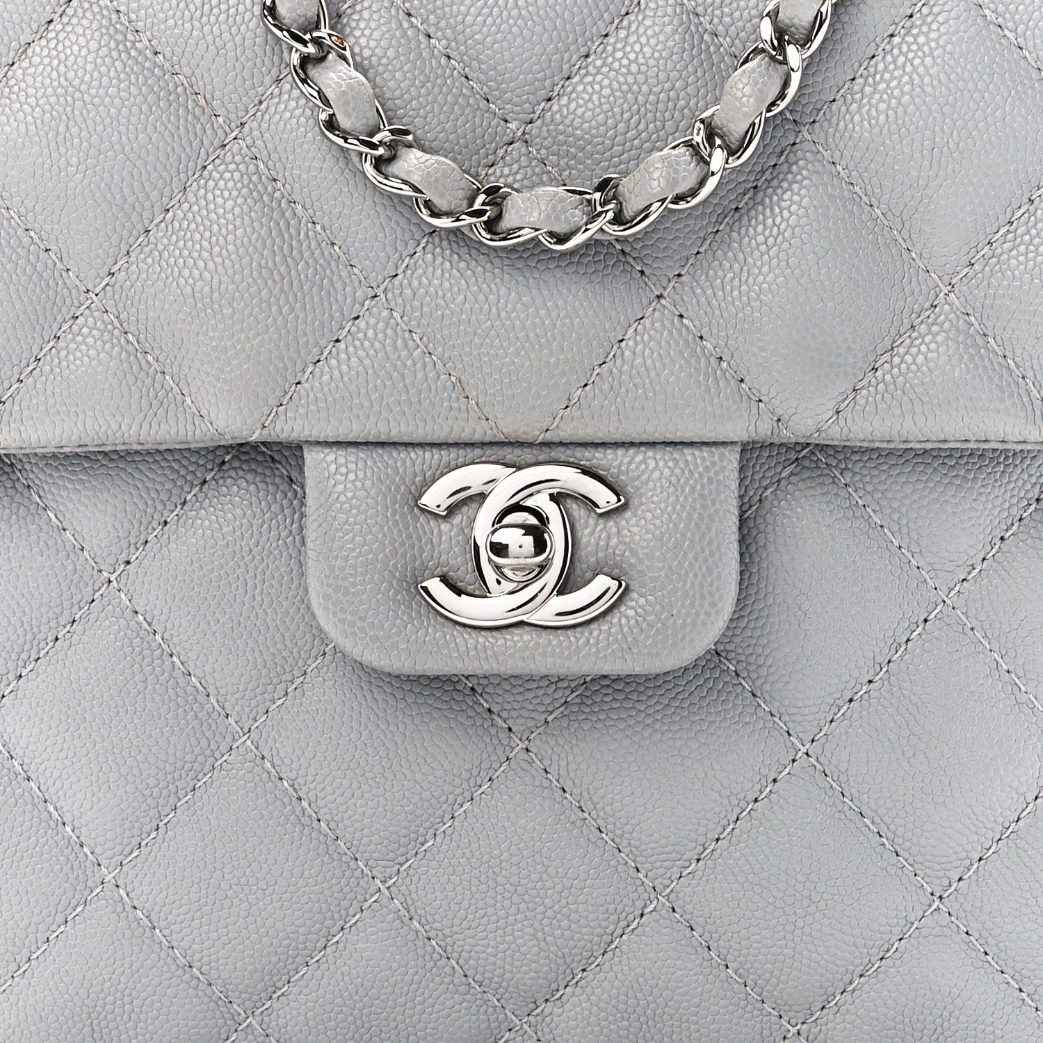 Chanel Caviar Quilted Medium Urban Companion Flap Grey 8 of 11