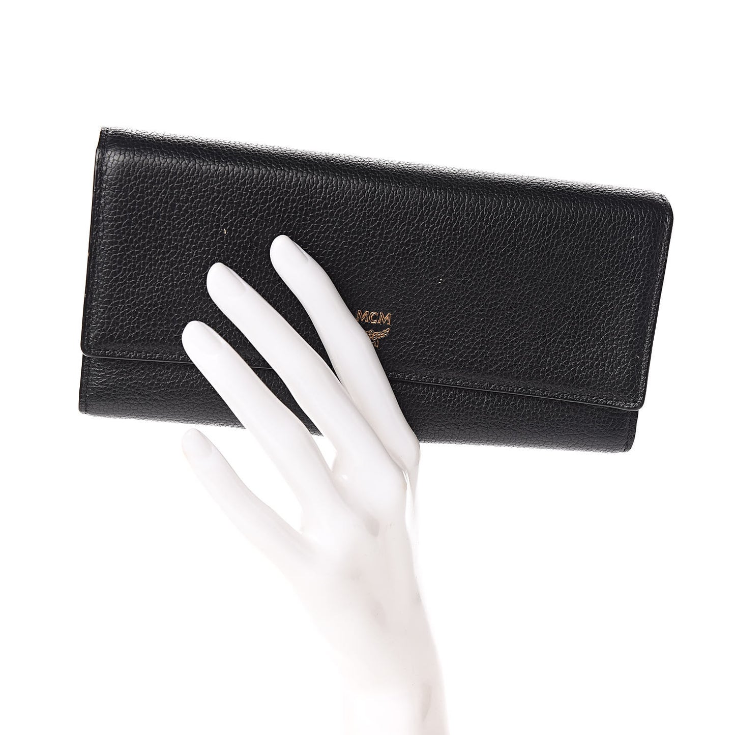 Calfskin Continental Wallet Black