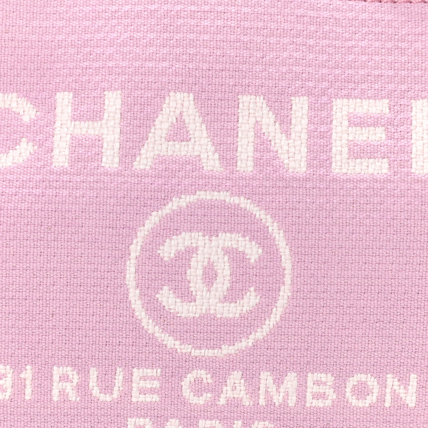 Chanel Mixed Fibers Small Deauville Tote Pink 9 of 12