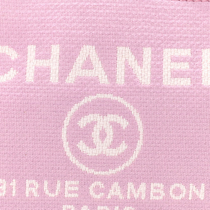 Chanel Mixed Fibers Small Deauville Tote Pink 9 of 12