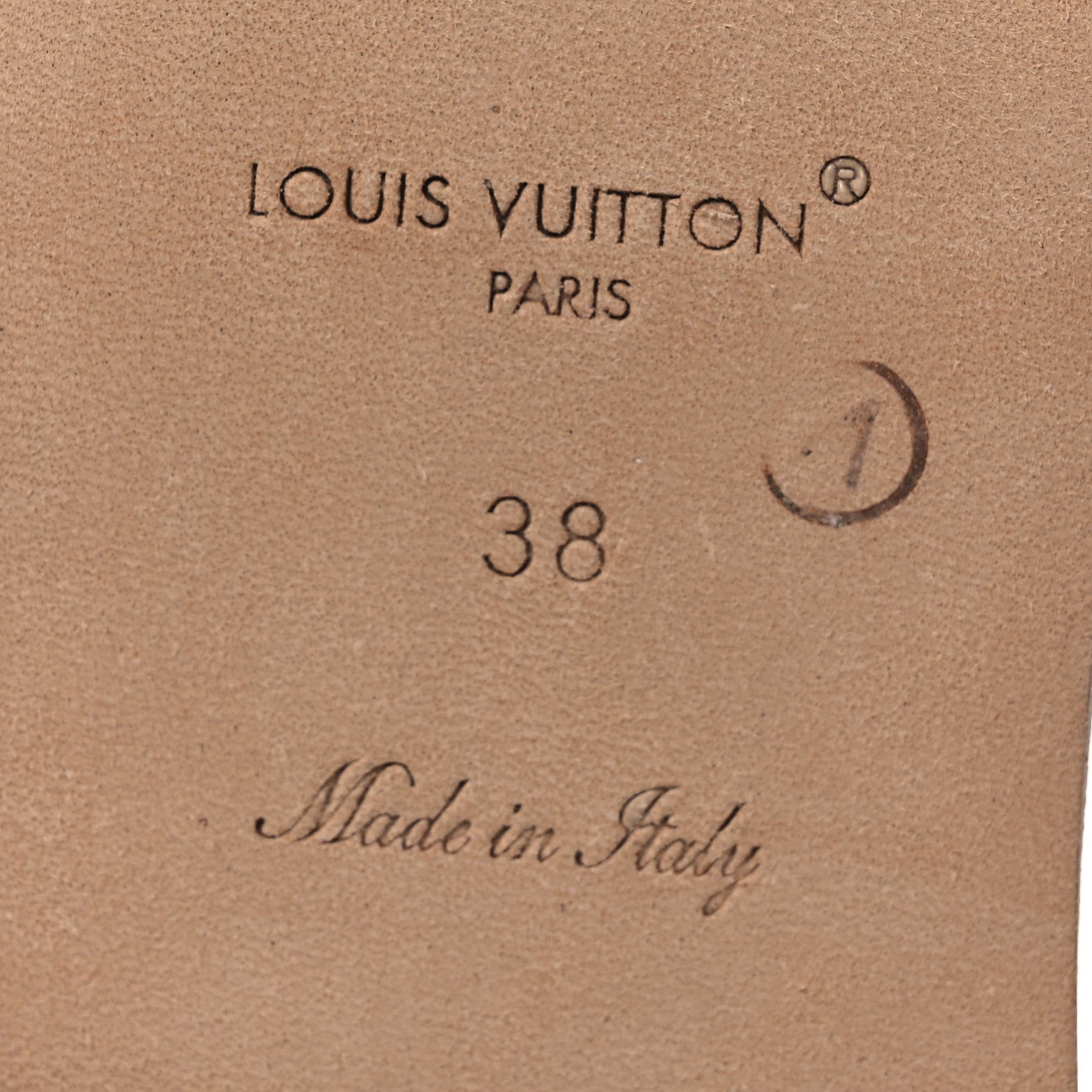 Louis Vuitton Calfskin Bloom LV Isola Flat Sandals 38 Navy 8 of 10