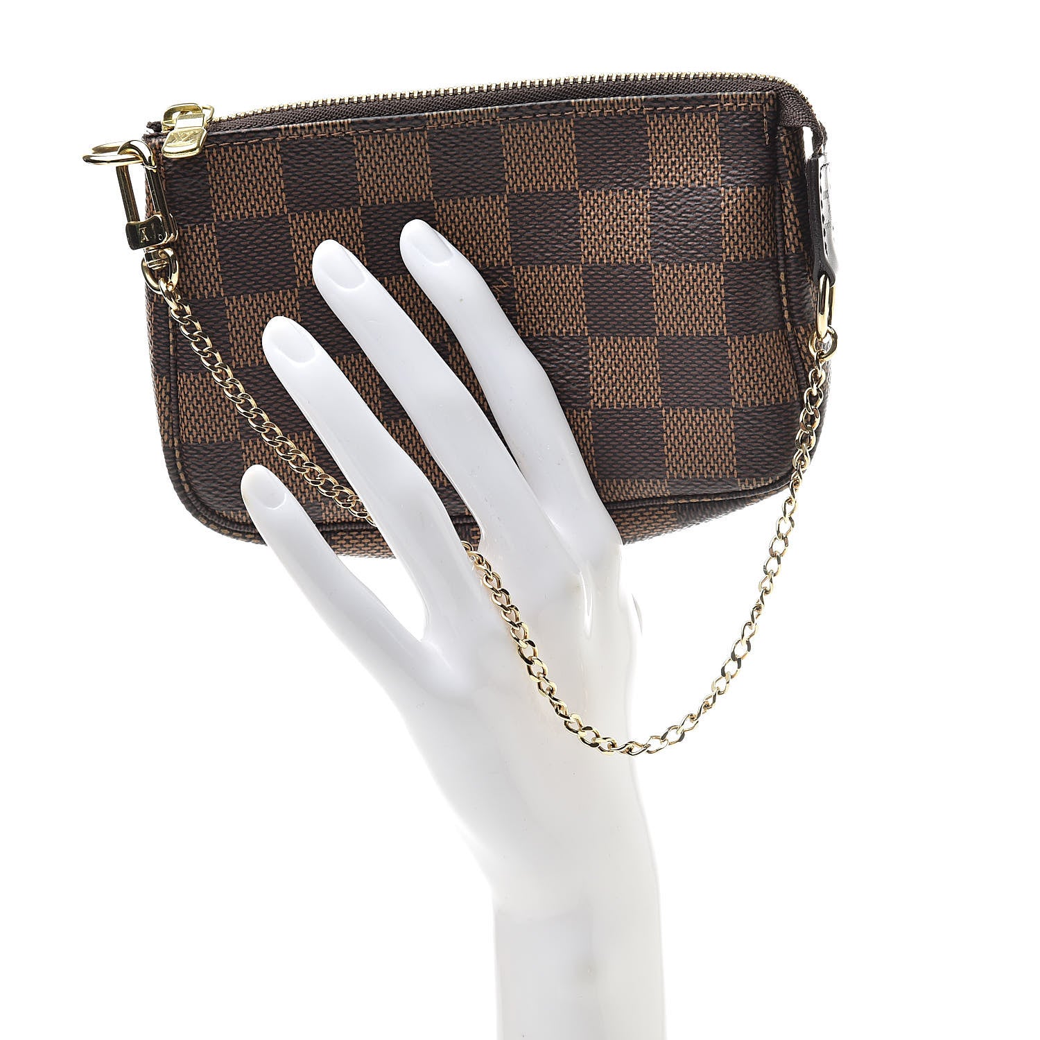 Louis Vuitton Damier Ebene Mini Pochette Accessories 2 of 8