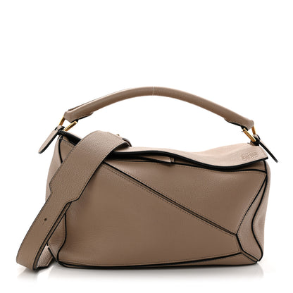 Loewe Calfskin Medium Puzzle Bag Sand 1 of 12