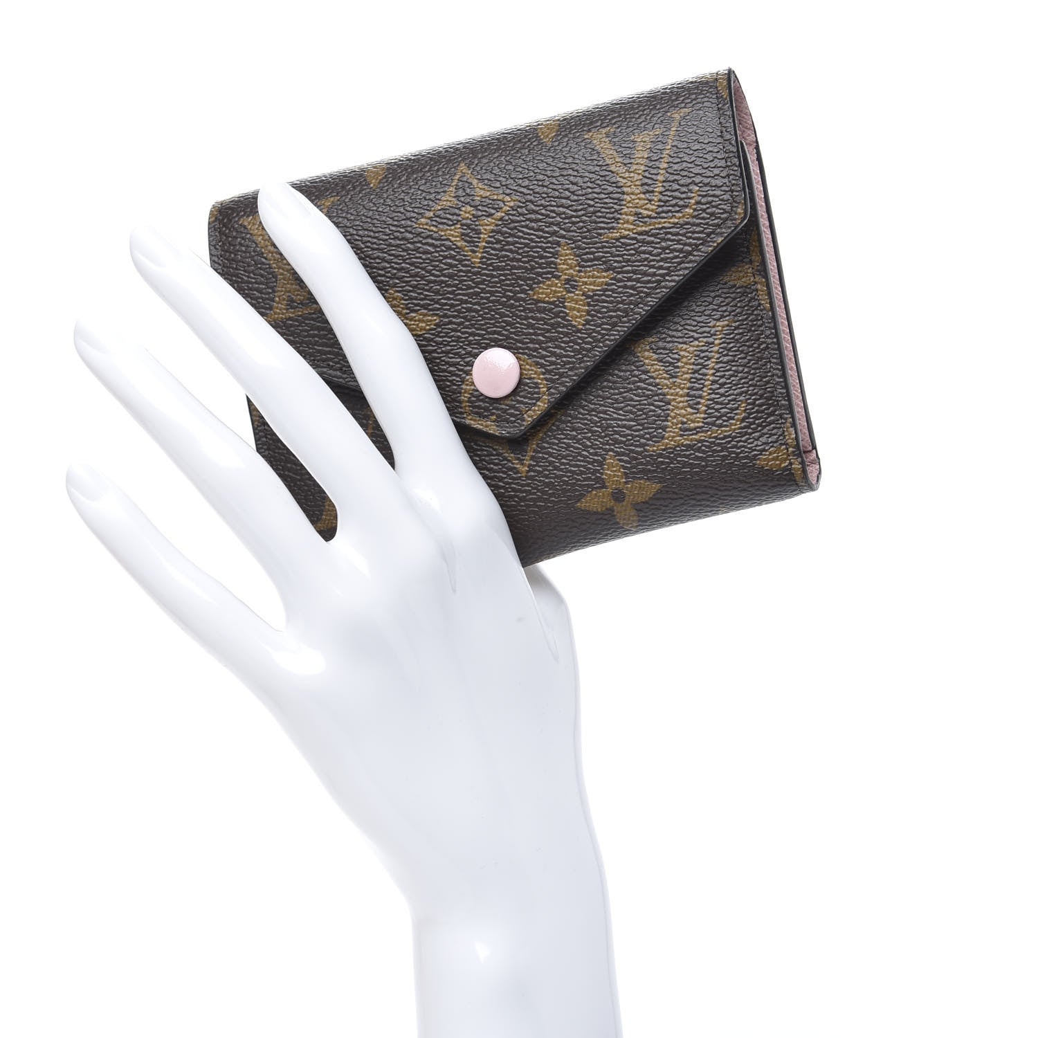Louis Vuitton Monogram Victorine Wallet Rose Ballerine 2 of 8