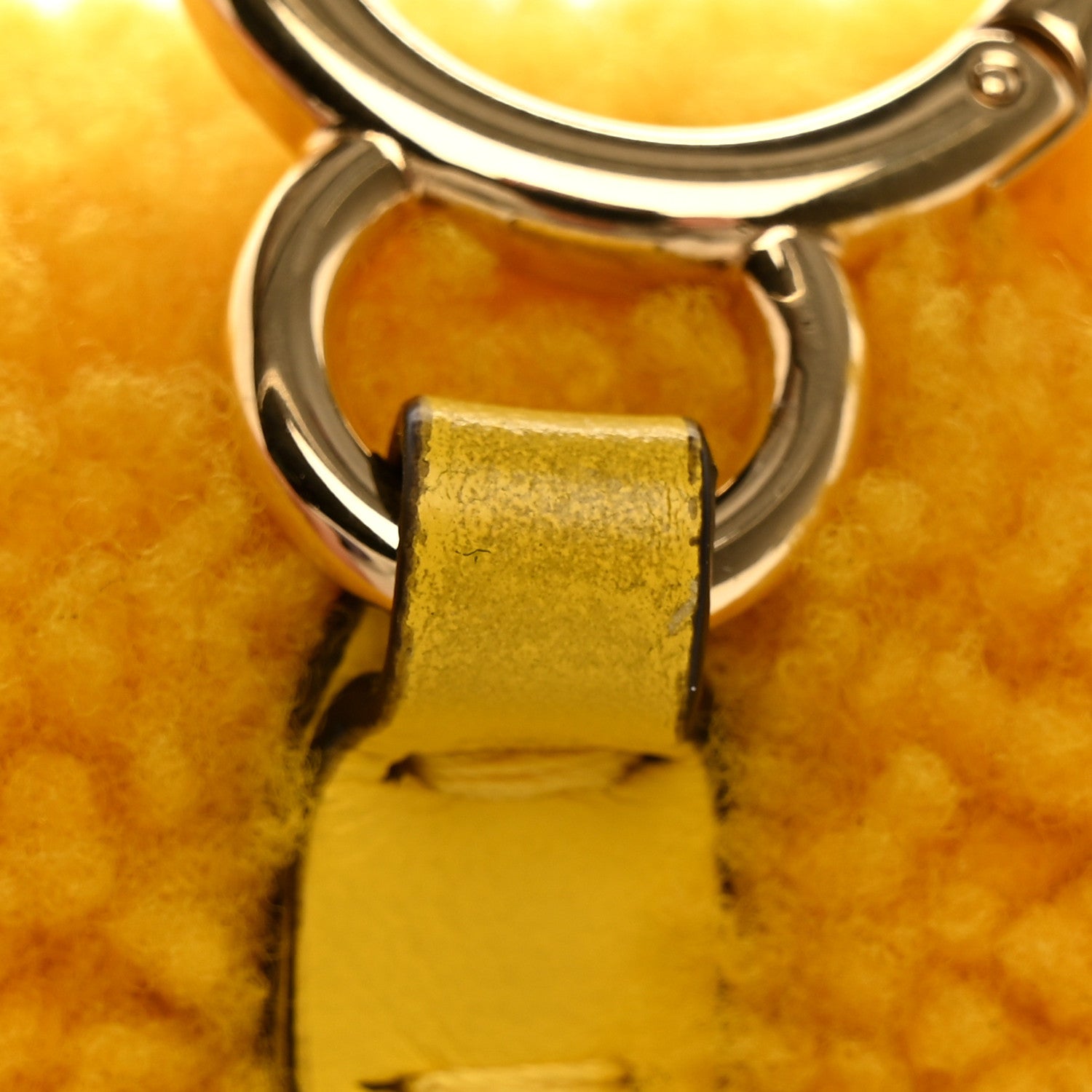 Fendi Shearling Vitello Grace Nano Baguette Charm Narciso 12 of 12