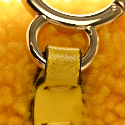 Fendi Shearling Vitello Grace Nano Baguette Charm Narciso 12 of 12