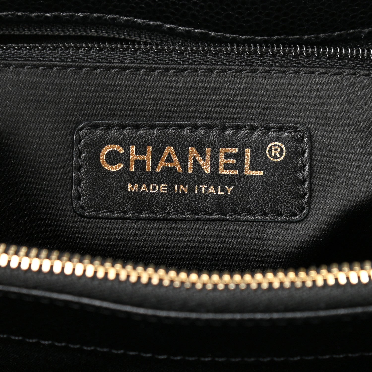 Chanel Caviar Quilted Grand Shopping Tote GST Black 7 of 13