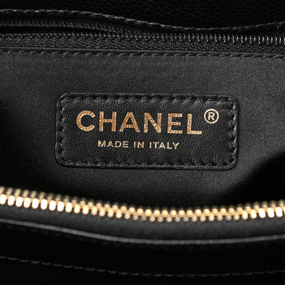 Chanel Caviar Quilted Grand Shopping Tote GST Black 7 of 13
