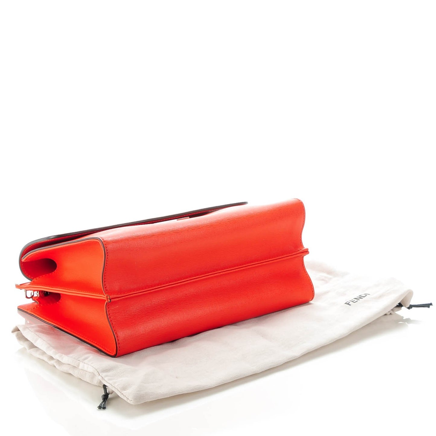 Vitello Elite Flamingo Demi Jour Shoulder Bag Papavero