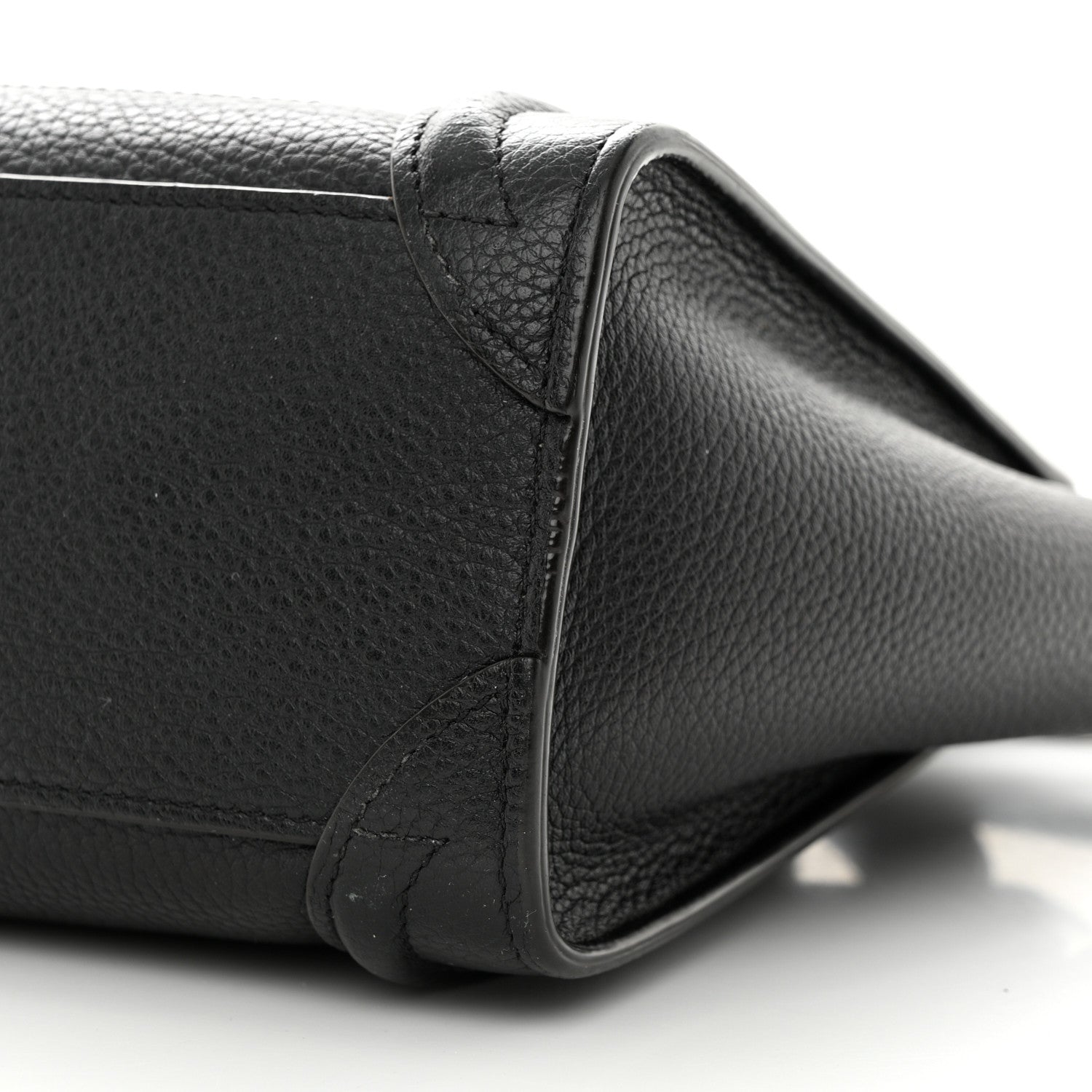 Celine Drummed Calfskin Nano Luggage Black 10 of 17