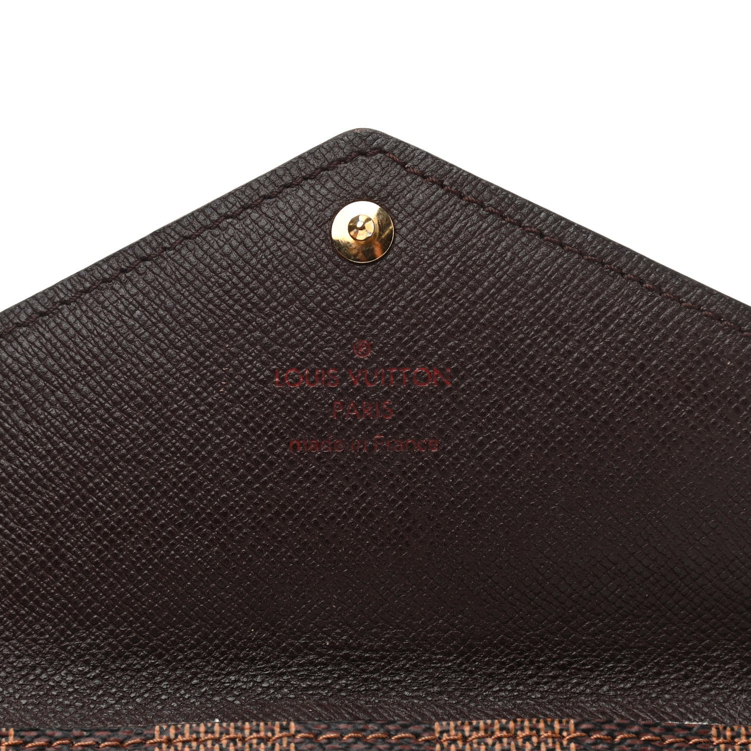 Louis Vuitton Damier Ebene Long Origami Wallet 6 of 7