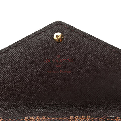 Louis Vuitton Damier Ebene Long Origami Wallet 6 of 7