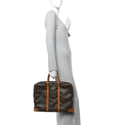 Louis Vuitton Monogram Porte-Documents Voyage Briefcase 2 of 9